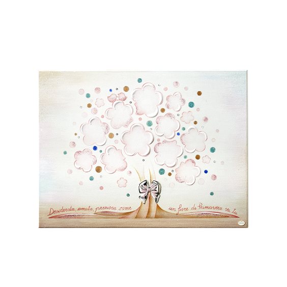 Quadro Acca Bambino in Legno QD.129R 25X33 - QD.129R 25X33